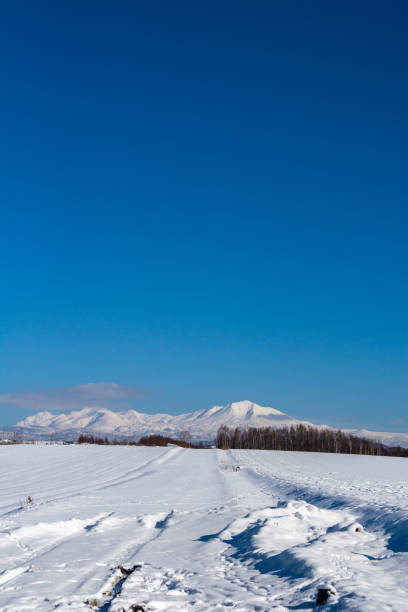 istock Winter hills and snowy mountains on a sunny day 1448144062
