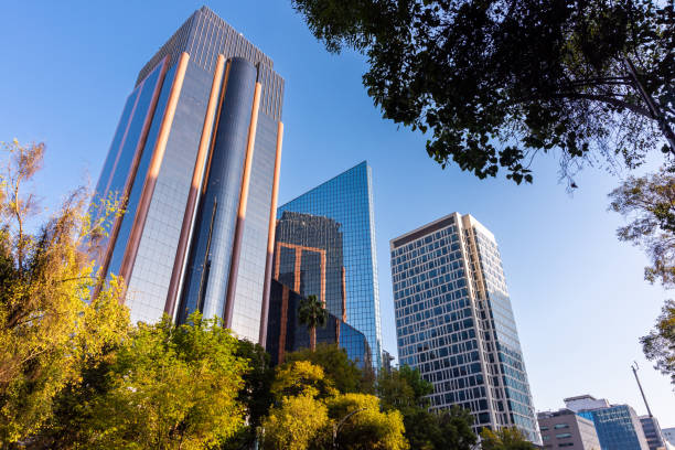 istock Corporate buildings in Mexico City. 1448152990