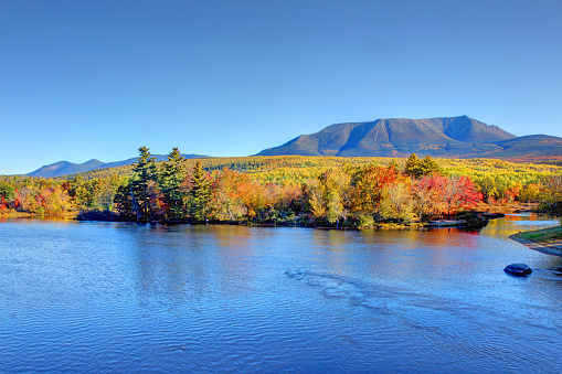 Mount Katahdin is the highest mountain in the U.S. state of Maine at 5,269 feet