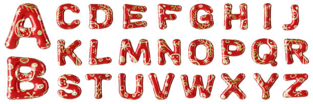 istock English alphabet from christmas pattern balloons isolated on white background 1448168519