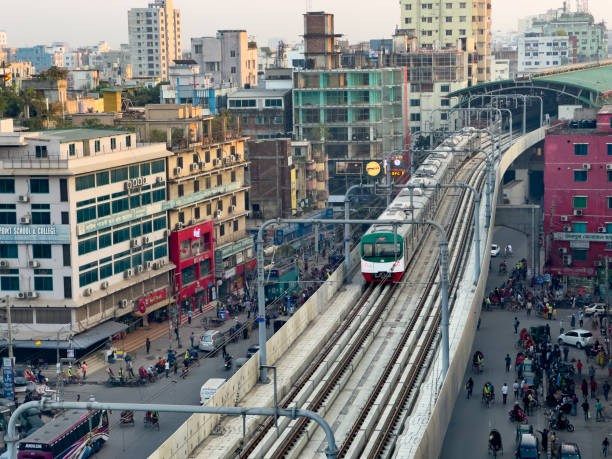 istock Dhaka Mass Rapid Transit Project. Mega Project of Dhaka, Bangladesh 1448173840
