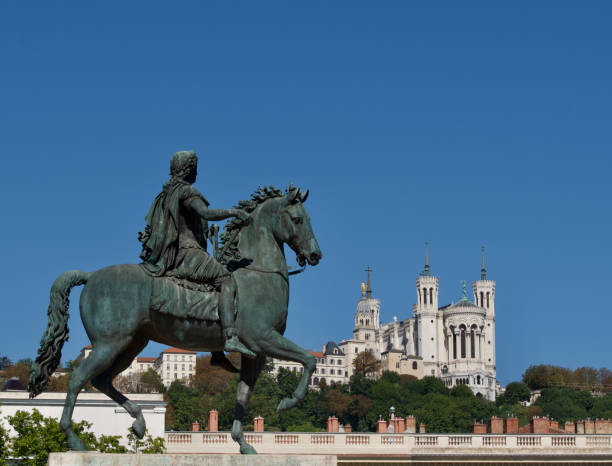 istock Famous panorama of Lyon 1448183440