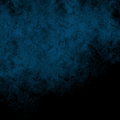 Blue and Black Abstract Wall Texture. Grunge Vector Background. Full Frame Cement Surface Grunge Texture Background.