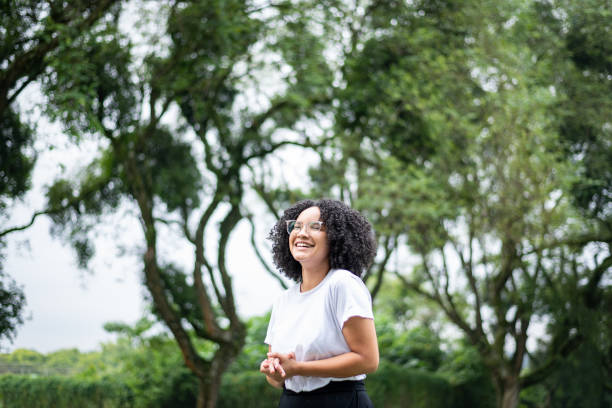 istock A beautiful young woman smiling 1448184935