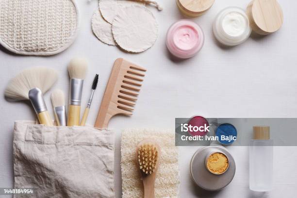 Natural Make Up And Body Care Stock Photo - Download Image Now - Beauty, Beauty Product, Blusher - Make-Up