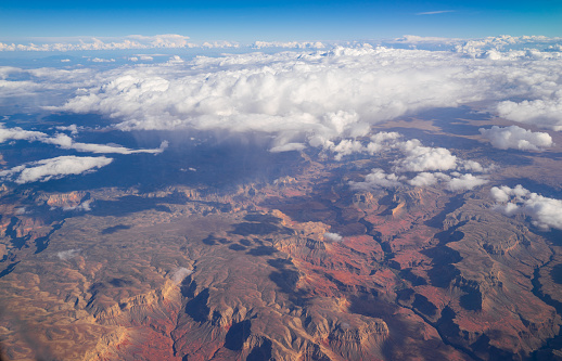 By flying to Los Angeles, you can see the sky over the Nevada deserts. The deserts lead to places like Hoover Dam, Valley of Fire, Lake Mead, Red Rock Canyon, Zion National Park, and the Grand Canyon.