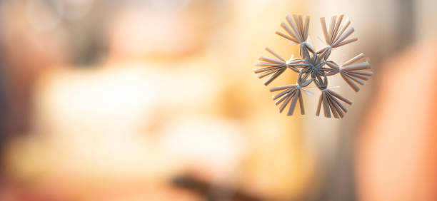 Glitter Christmas snowflake ornament.