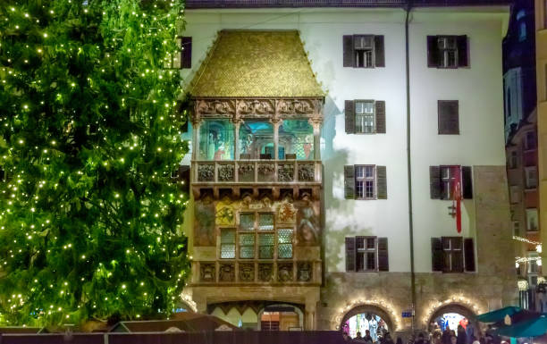 Christmas tree in Innsbruck, Austria