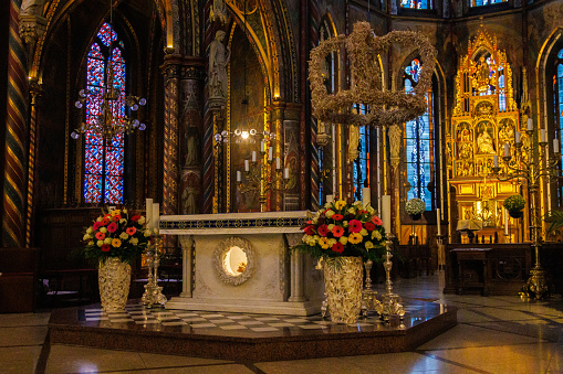Saint Wenceslas Cathedral in Olomouc, Czech Republic.