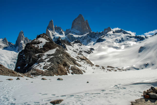 istock Mountain panorama with Mount FitzRoy in Patagonia 1448206859