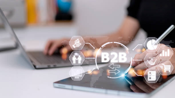 istock B2B Business Company Commerce Technology Marketing concept. 1448220898