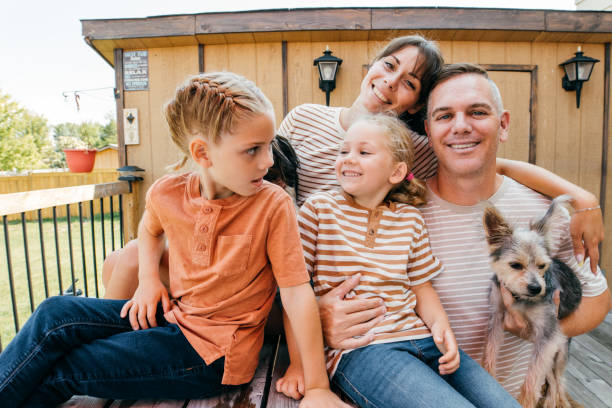 istock Happy family portrait 1448225690