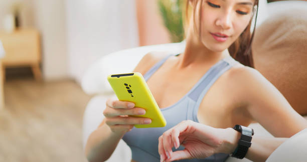 istock woman rest after yoga 1448229319