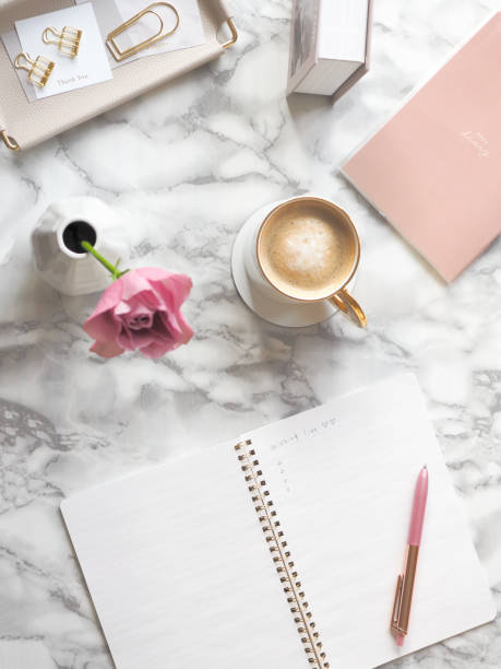 istock Marble feminine desk 1448233954