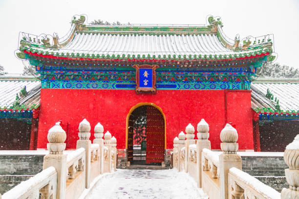 istock Beijing Temple of Heaven after snow 1448248607