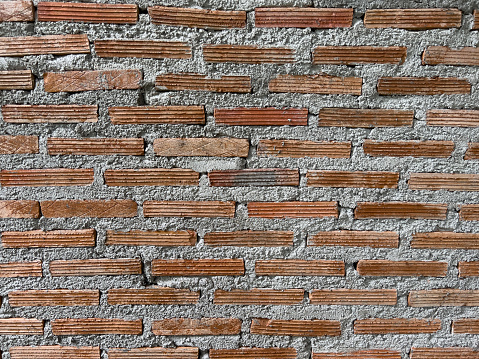 Backgrounds of brown stone wall.