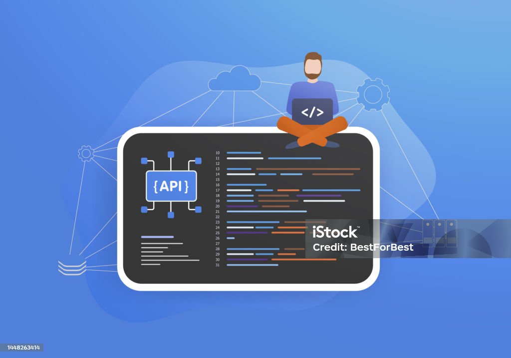Api Integration Connection Between Two Applications Via Their Apis ...