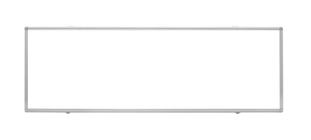 istock Hanging billboard mockup isolated on white background. Template of an empty information billboard, advertising banner placeholder and poster with clipping path. 1448264302