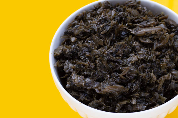 istock Olive Pickled Green Mustard with Mushroom 1448269713