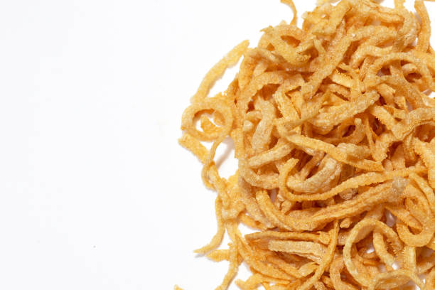 istock Crispy pork rinds or pork snack. 1448271752