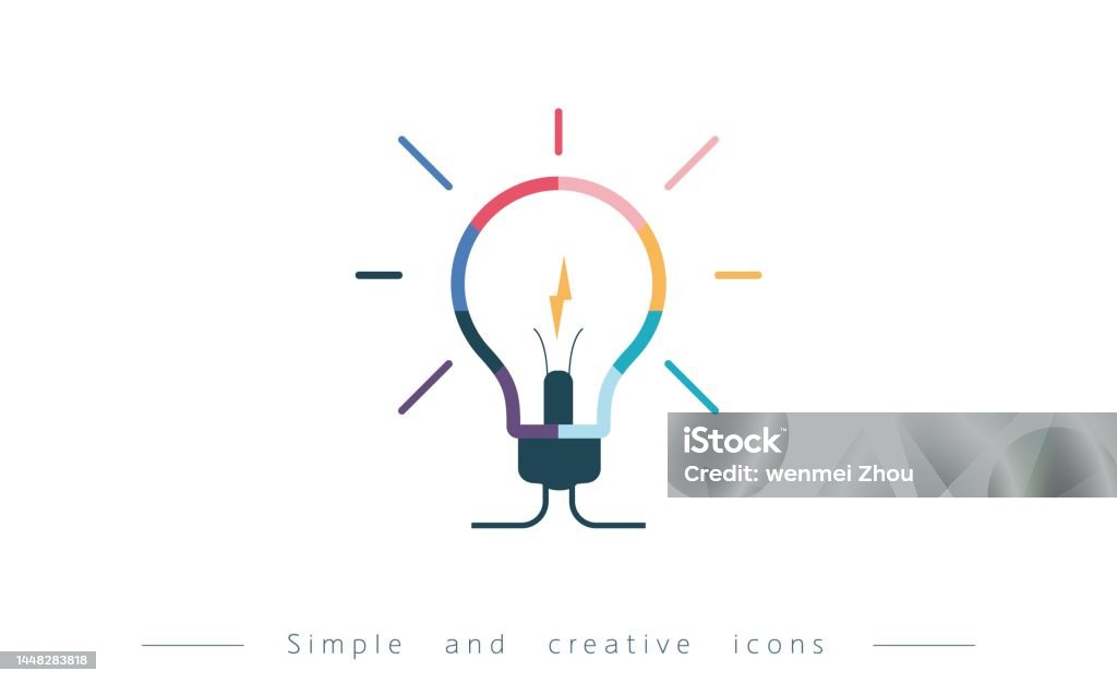 Lightbool Sign Light Bulb Sign Stock Illustration - Download Image Now - Light Bulb ...