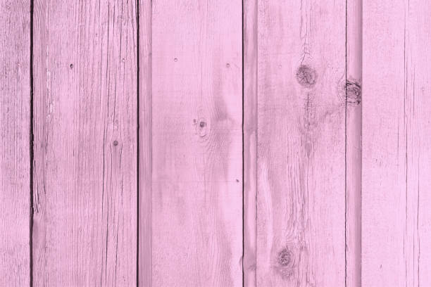 istock Pink Wooden Background Texture - Rustic Wood Boards 1448284743