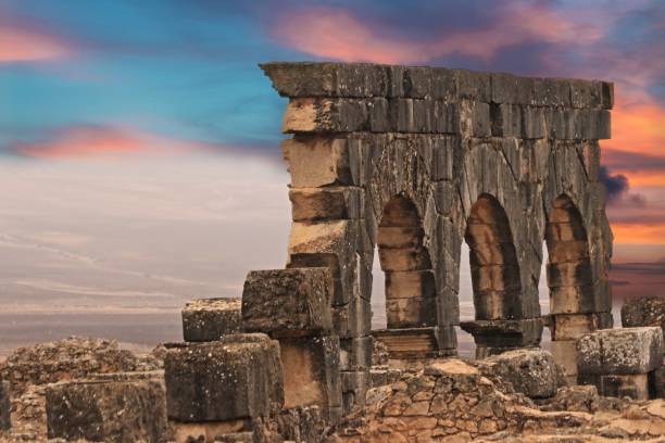 istock Volubilis, the Roman archaeologic site in Morocco 1448291019