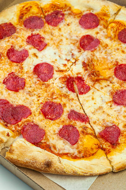 istock classic traditional dish pepperoni pizza 1448305246