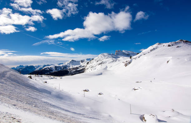 istock the beautiful snowy Dolomites a splendid day in winter 1448306025