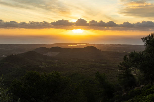 istock Sunrise with clouds in autumn in Mallorca 1448306940