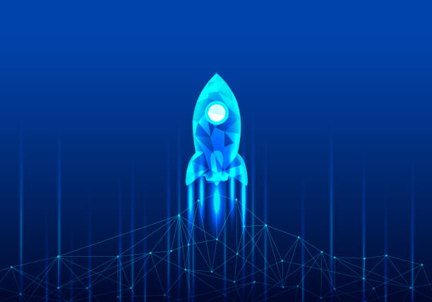 istock The rising rocket background indicates that wireless Internet connections are faster and easier for business or financial transactions requiring speed. 1448317611