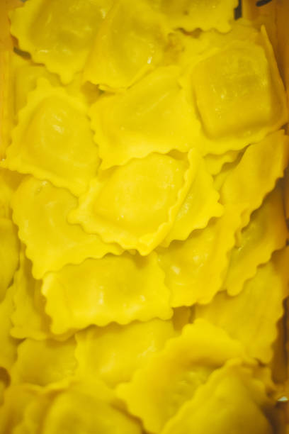 istock Selective approach. Freshly cooked ravioli, cooking ravioli. Draining cooked pasta. Cooking pasta. Italian food. Tenerife, Canary Islands, Spain. 1448318968