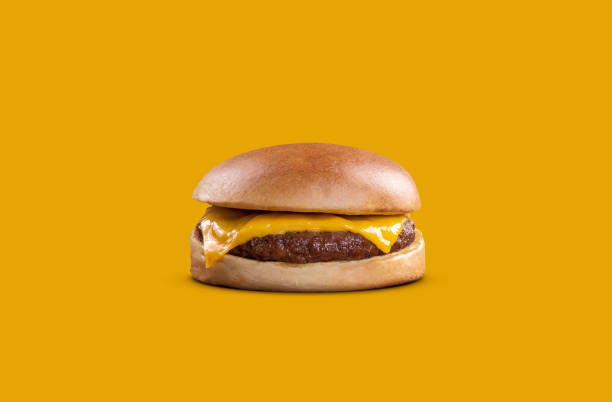 istock Delicious fast food cheeseburger. 1448322044