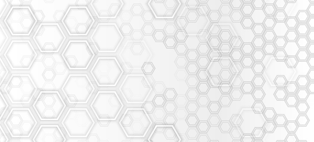 Hi-tech digital technology and engineering concept. Wide Sci fi template with polygons. Abstract hexagons science on the white background.