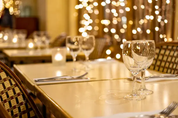 Photo of Table for two in Paris.