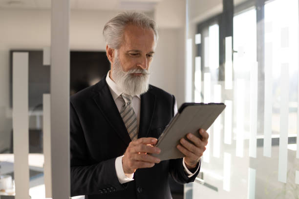 istock Business man in the office. 1448329096