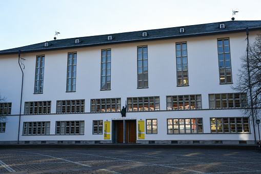 Heidelberg, Germany - December 30, 2019: The Neue Universität (New University) building.