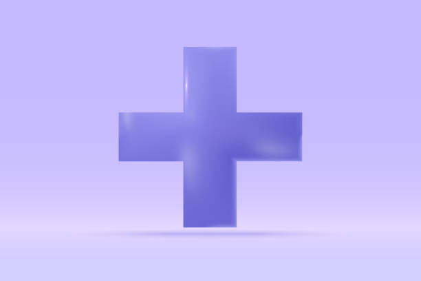 istock 3d Medical emergency plus sign icon Isolated on light blue background. Realistic first aid and health care concept 3d vector rendering illustration. 1448337236