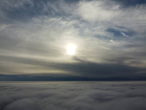 istock Beautiful Clouds over City During Sunset 1448338784