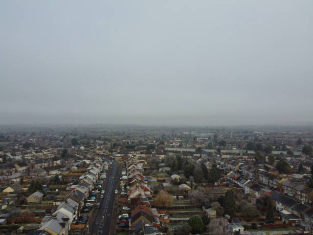 istock High Angle View of City and Clouds 1448341495