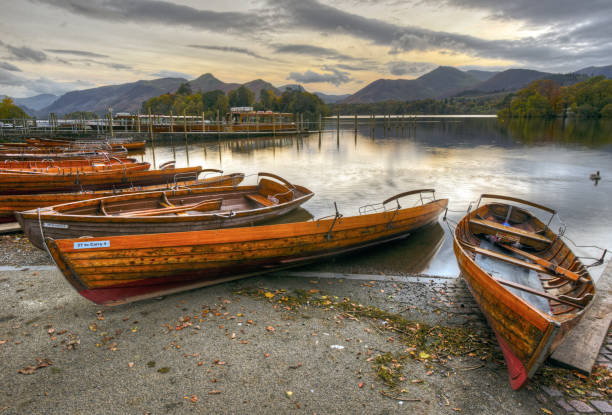 istock Autumnal Colours At Derwentwater Launch 1448341536