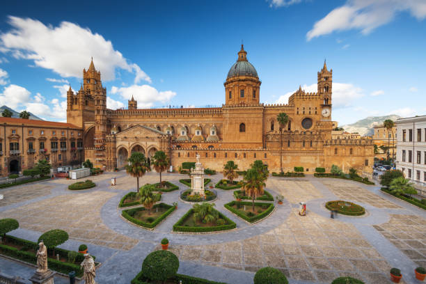 istock Palermo, Italy at Palermo Cathedral 1448342746