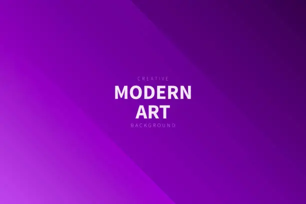 Vector illustration of Modern abstract background - Purple gradient