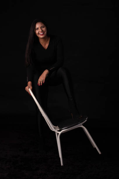 istock Woman in black 1448350562