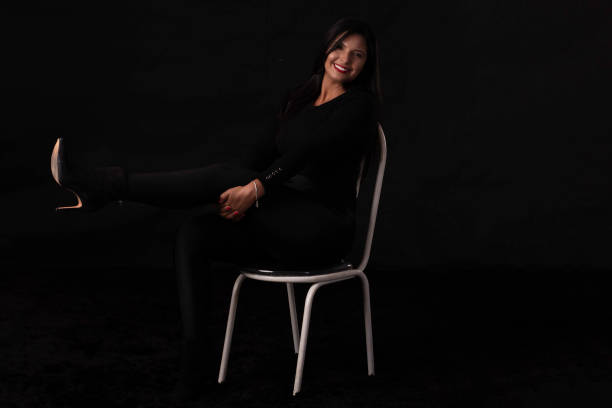 istock Woman in black 1448350572