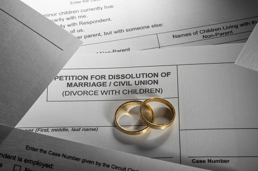 Divorce petition form with children