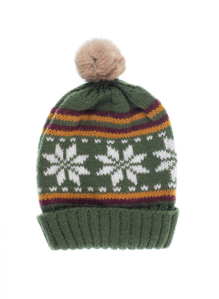 istock green winter wool hat isolated on white background 1448353066