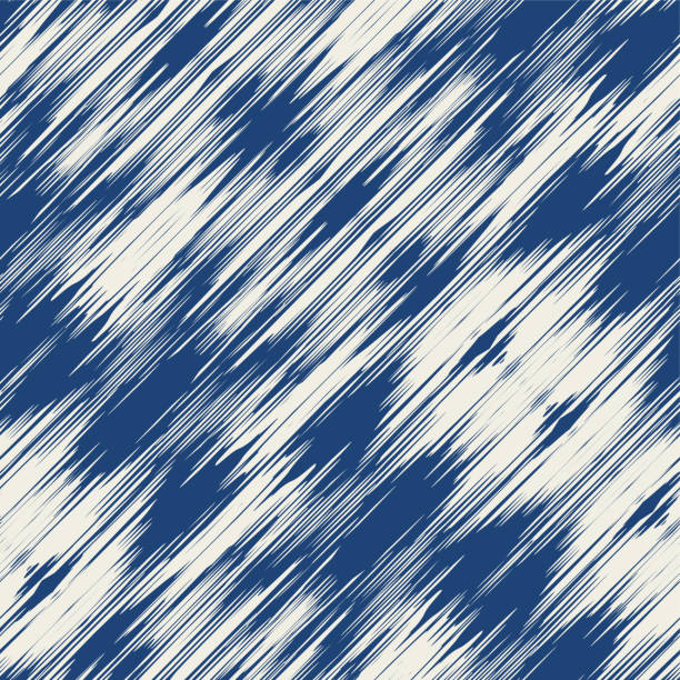 istock Ikat Tie Dye Seamless Pattern. Contemporary Watercolor Japan Design. Shibory Rhombus Minimalism Background. Indigo Blue and Beige Ink Geometric Art Print. Ethnic Monochrome Embroidery Imitation. 1448354482
