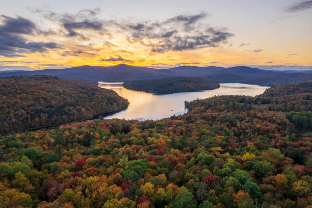 istock Sunset Over The Harriman Reservoir 1448363801