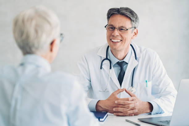 istock Doctor and a senior patient during a consultation 1448369673